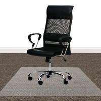 Bodenschutzmatte DURA-MAT aus Premium PET - transparente Stuhlmatte für Teppichböden - bewährte Bürostuhl Unterlage für zuverlässigen Bodenschutz (90x120 cm)