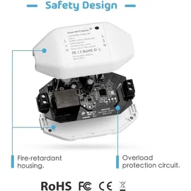 Meross Wi-Fi Smart Switch MSS710-UN (Non-HomeKit)