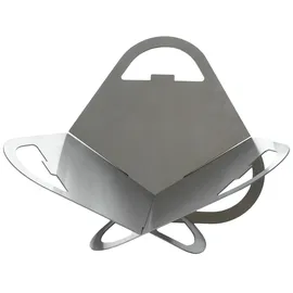 4big.fun Feuerschale Ø56 Feuerstelle Edelstahl Lagerfeuer klappbar Gartenfeuer Feuerkorb