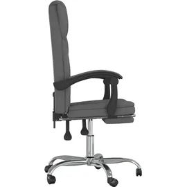 vidaXL Bürostuhl Stoff Dunkelgrau