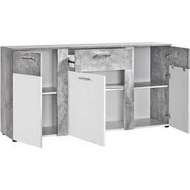 Procontour Trenti 155 x 81 x 40 cm grau / weiß