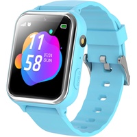 SEVGTAR Smartwatch für Kinder, Smartwatch für Kinder, Anrufe, Mode, Schule, SOS, MP3, Wecker, Uhr, Telefon, für Kinder, Geschenk 4 – 12 Jahre