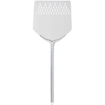 FUMOSA VESUV Pizzaschaufel perforiert 30 x 30 cm Edelstahl Silber