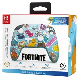 PowerA Fortnite Sticker Mania Controller Mehrfarbig für Nintendo Switch