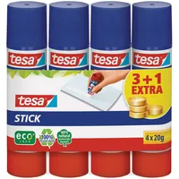 Tesa Stick ecoLogo - Geruchsneutraler Klebestift für Papier und