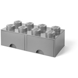 Lego Brick Drawer 8 Grey