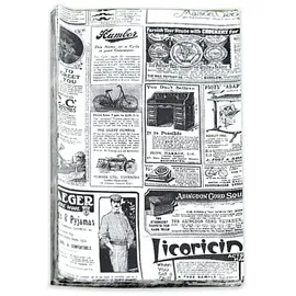 Hostelnovo - 100 Stück Fettpapier zum Verpacken von Lebensmitteln - Einheitsgröße von 32 x 20 cm - Speziell für Basket Chips und alle Arten von Behältern - Zeitungspapier