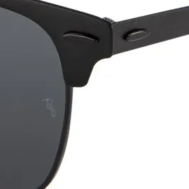Ray Ban Clubmaster Metal RB3716 186/R5 51-21 matte black/classic blue