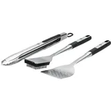 CHEF CUISINE Grillbesteck 3 tlg. Edelstahl silber