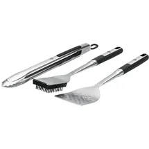 CHEF CUISINE Grillbesteck 3 tlg. Edelstahl silber