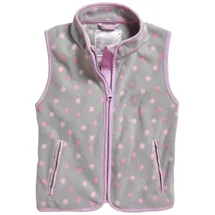 Playshoes Fleece-Weste Punkte Grau 104