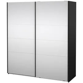 VCM Schiebetürenschrank Catania 179 x 201 x 67 cm Schwarz