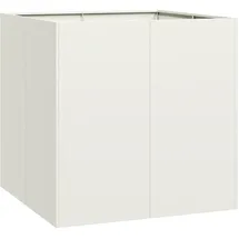 vidaXL Pflanzgefäß 80 x 80 x 80 cm Weiß