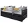 TICAA Sofabett Naomi 90 x 200 cm grau