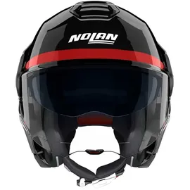 Nolan N120-1 Blocco Schwarz/Grau/Rot/Weiß M
