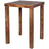KADIMA DESIGN Bartisch 80 x 80 x 110 cm Braun