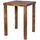 KADIMA DESIGN Bartisch 80 x 80 x 110 cm Braun