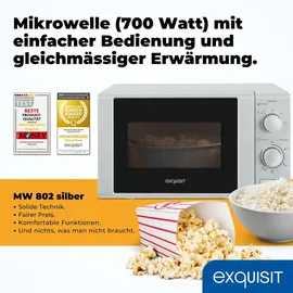 Exquisit MW802 silber