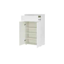 Möbel Boss Highboard 80 x 131 x 40 cm Weiß