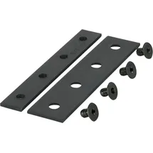 Wentex Eurotrack - Verbindungsleiste, schwarz pulverbeschichtet