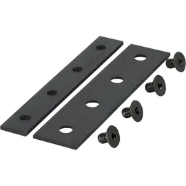 Wentex Eurotrack - Verbindungsleiste, schwarz pulverbeschichtet