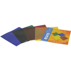 Eurolite Farbfolienbogen 4er Set Blau/Grün/Rot/Gelb