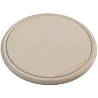 KESPER Ø 30 cm Fleischteller 68445 aus Birke natur/Holzteller/Pizzateller/Schneidebrett