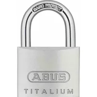 ABUS Zylindervorhangschloss 64TI/40 Schlosskörper-B.40mm Titalium versch.-schl.ABUS