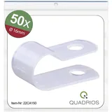 Quadrios 22CA150 Befestigungsschelle schraubbar 22CA150 Bündel-Ø-Bereich 16 mm (max) Natural 1 Set