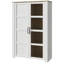 Forte Highboard Bohol 106,4 x 160,6 x 42 cm Riviera Eiche / Sibiu Lärche hell