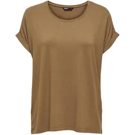Only T-Shirt "ONLMOSTER – Kurzarmshirt mit Aufschlag und klassischem Look", Damen, Gr.