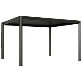 primeyard Pergola Luma Deluxe Terrassenüberdachung aus Aluminium mit Lamellendach 4x3,5 m