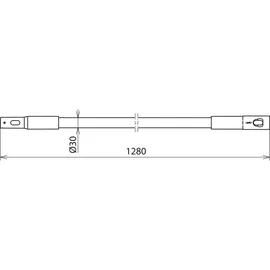 Dehn Isolierstangenverlängerung ISV 36 STK 30 1280