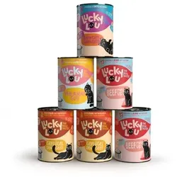 Lucky Lou Nassfutter Katze Adult Tasty Mixpaket 6x400 g