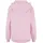 Build Your Brand Fluffy Hoody Hoodie Rosa S