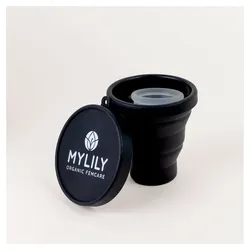MYLILY Menstruationstassen Case Schwarz 1 St