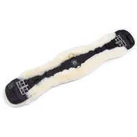 Christ Lammfell Konturgurt Sattelgurt 70 cm Schwarz/Natur