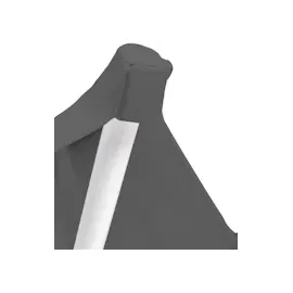 TexDeko 2er-Set Stretch Stehtischhusse für Bistrotisch Ø 80-85 cm Anthrazit | strapazierfähig verstärkte Fußtaschen bügelfrei waschbar