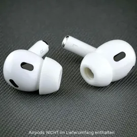 COMPLY TrueGrip MAX | Premium Memory Schaumstoff Ersatz-Ohrstöpsel für AirPods Pro 3 Weiss Größe L, 3 Paar