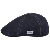 Stetson Flat Cap (1-St) Schirmmütze mit Schirm, Made in the EU blau M (56-57 cm)