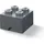 LEGO Brick 4 25 x 18 x 25 cm 1-tlg. dark grey