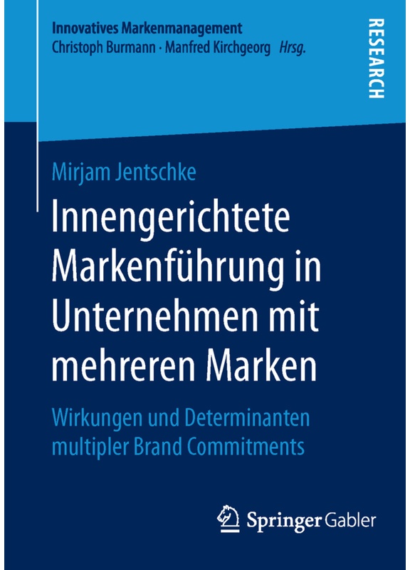 Innengerichtete Markenführung In Unternehmen Mit Mehreren Marken - Mirjam Jentschke, Kartoniert (TB)