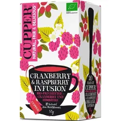 Cupper Cranberry & Raspberry Infusion Tee bio (20Btl)