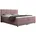 panda möbel Reve Boxspringbett 180x200 cm kontinentales Doppelbett mit hochwertiger Matratze Topper und Bettkasten komfortabel modern rosa Rosa
