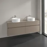 Villeroy & Boch Waschtischunterschrank 4 Auszüge 160 x 54,8 x 50 cm Taupe