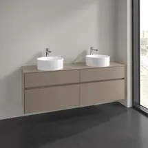 Villeroy & Boch Waschtischunterschrank 4 Auszüge 160 x 54,8 x 50 cm Taupe