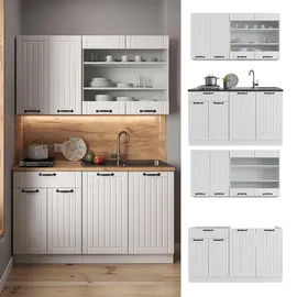 Vicco Küchenzeile Fame-Line 140 cm Weiß