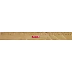 BRUNNEN 104974030 Lineal 30 cm Holz