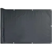 vidaXL Seitenmarkise Balkon-Sichtschutz 120 x 400 cm Anthrazit Aluminium