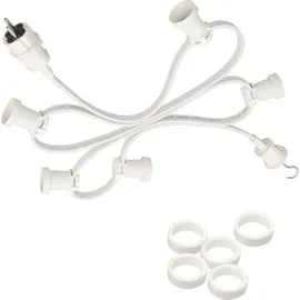 satisfire LED-Lichterkette spritzwassergeschützt 30 m Weiß